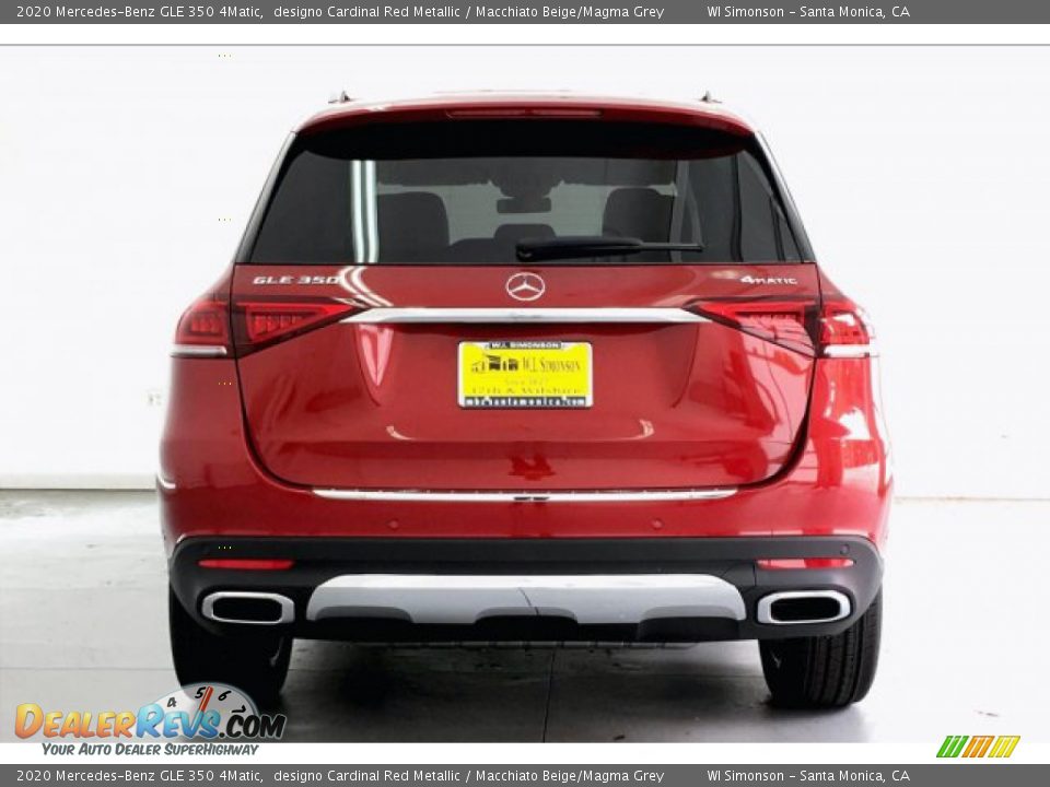 2020 Mercedes-Benz GLE 350 4Matic designo Cardinal Red Metallic / Macchiato Beige/Magma Grey Photo #3