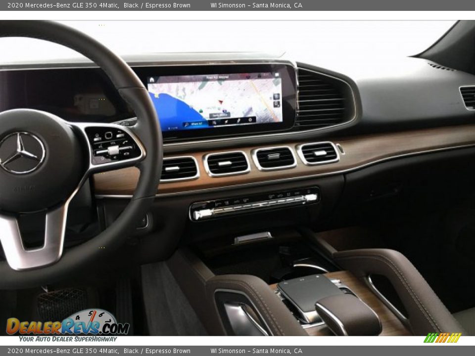 2020 Mercedes-Benz GLE 350 4Matic Black / Espresso Brown Photo #6