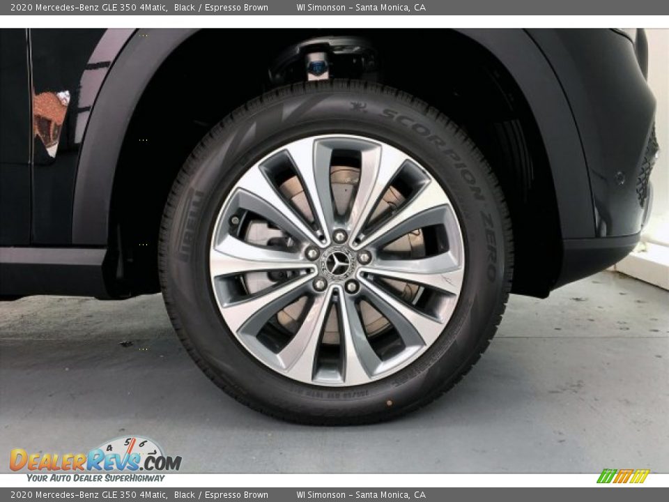 2020 Mercedes-Benz GLE 350 4Matic Black / Espresso Brown Photo #9
