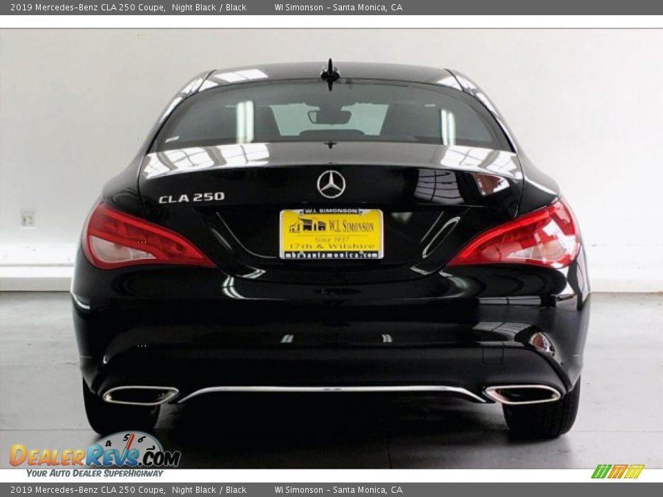 2019 Mercedes-Benz CLA 250 Coupe Night Black / Black Photo #3
