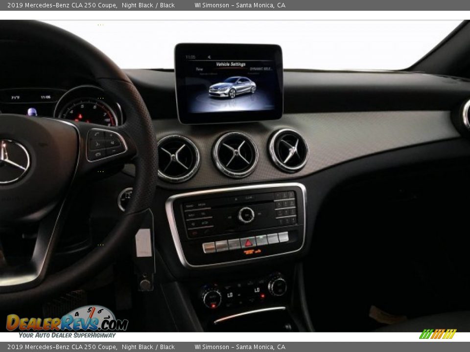 2019 Mercedes-Benz CLA 250 Coupe Night Black / Black Photo #6