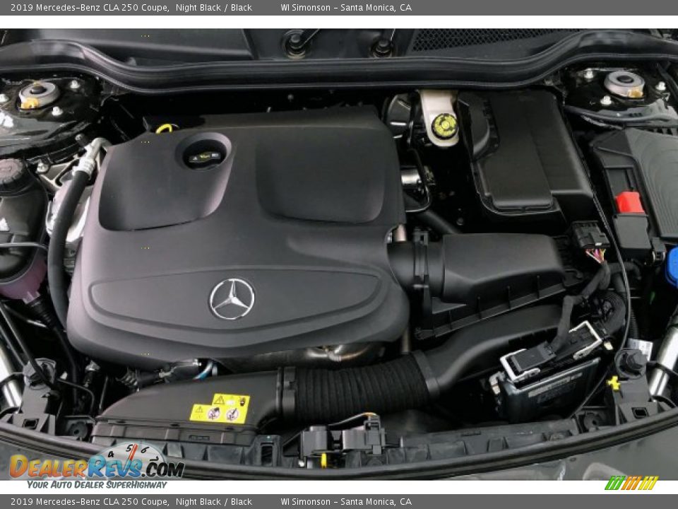 2019 Mercedes-Benz CLA 250 Coupe Night Black / Black Photo #8