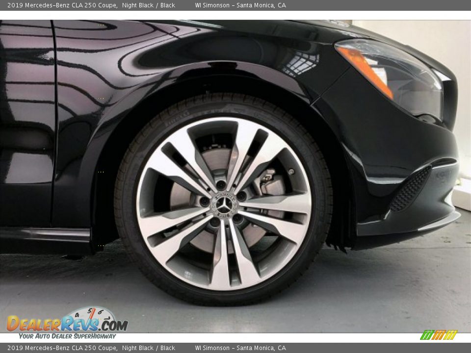 2019 Mercedes-Benz CLA 250 Coupe Night Black / Black Photo #9