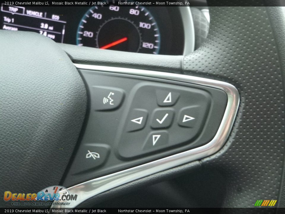 2019 Chevrolet Malibu LS Mosaic Black Metallic / Jet Black Photo #18