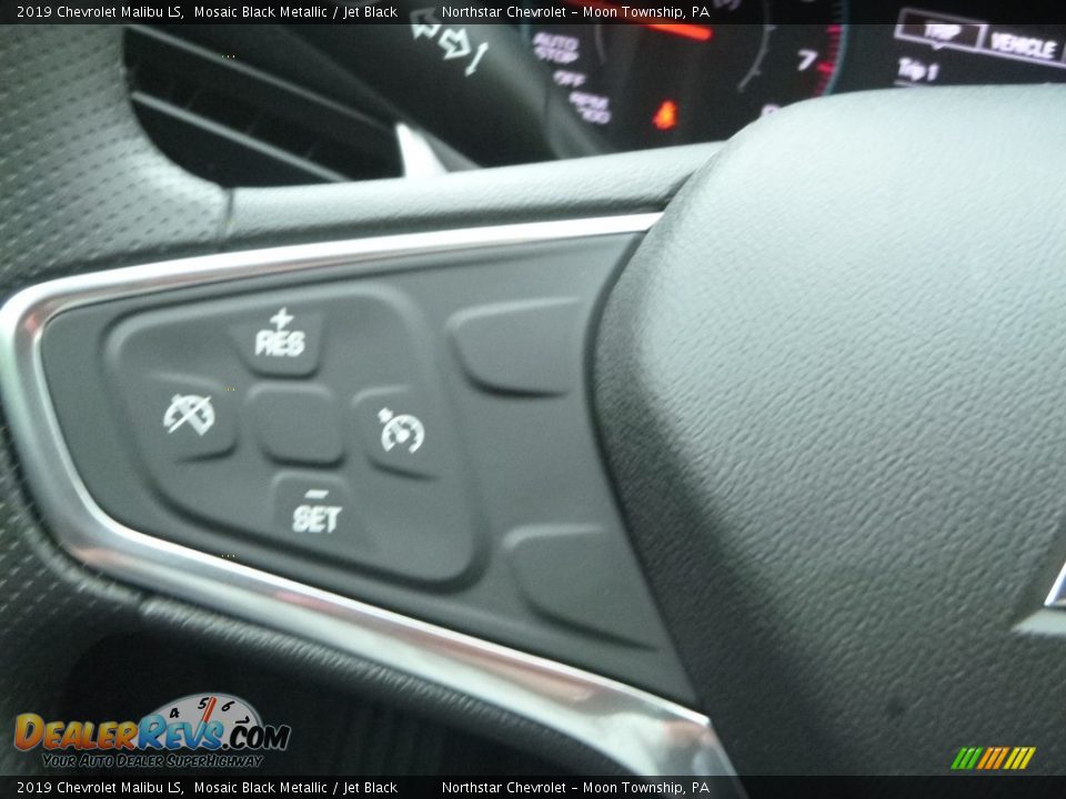 2019 Chevrolet Malibu LS Mosaic Black Metallic / Jet Black Photo #19