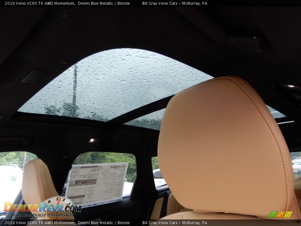 Sunroof of 2019 Volvo XC60 T6 AWD Momentum Photo #12