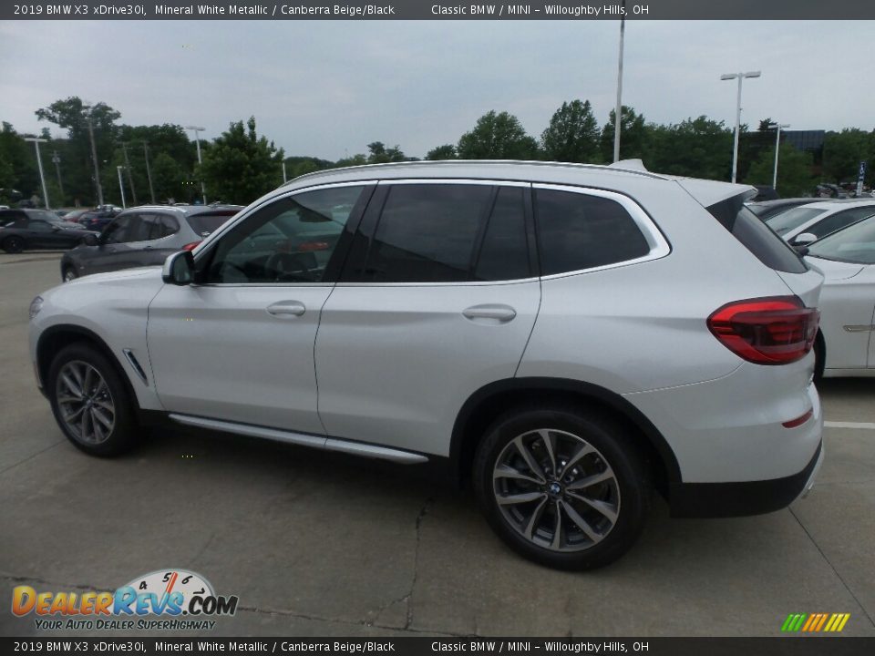2019 BMW X3 xDrive30i Mineral White Metallic / Canberra Beige/Black Photo #5