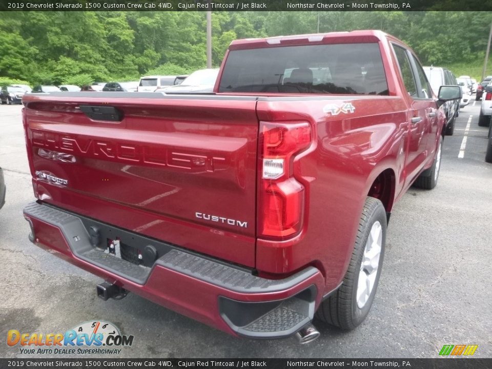 2019 Chevrolet Silverado 1500 Custom Crew Cab 4WD Cajun Red Tintcoat / Jet Black Photo #5