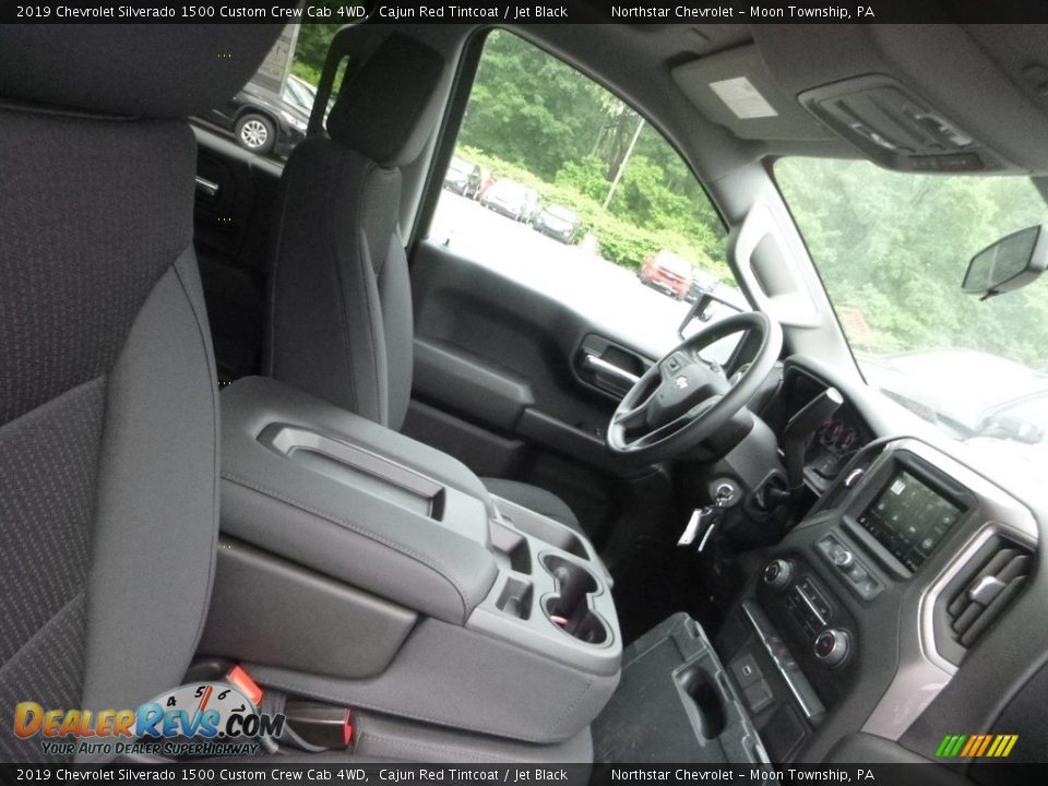 2019 Chevrolet Silverado 1500 Custom Crew Cab 4WD Cajun Red Tintcoat / Jet Black Photo #9