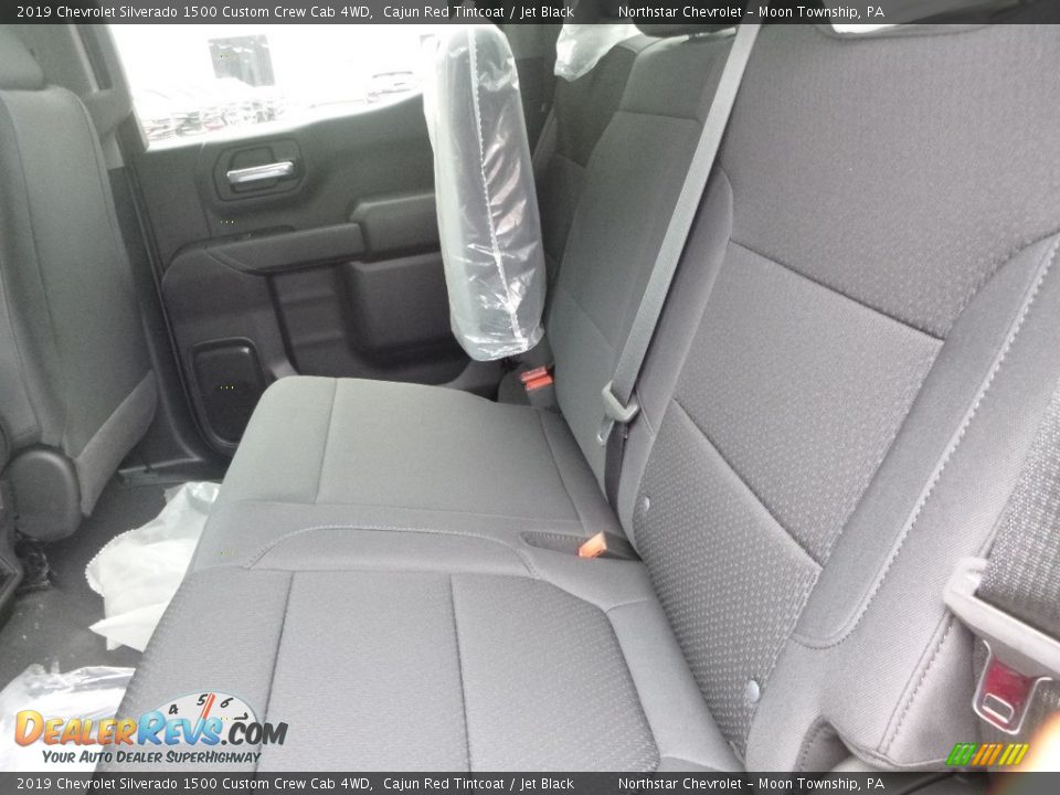 2019 Chevrolet Silverado 1500 Custom Crew Cab 4WD Cajun Red Tintcoat / Jet Black Photo #12