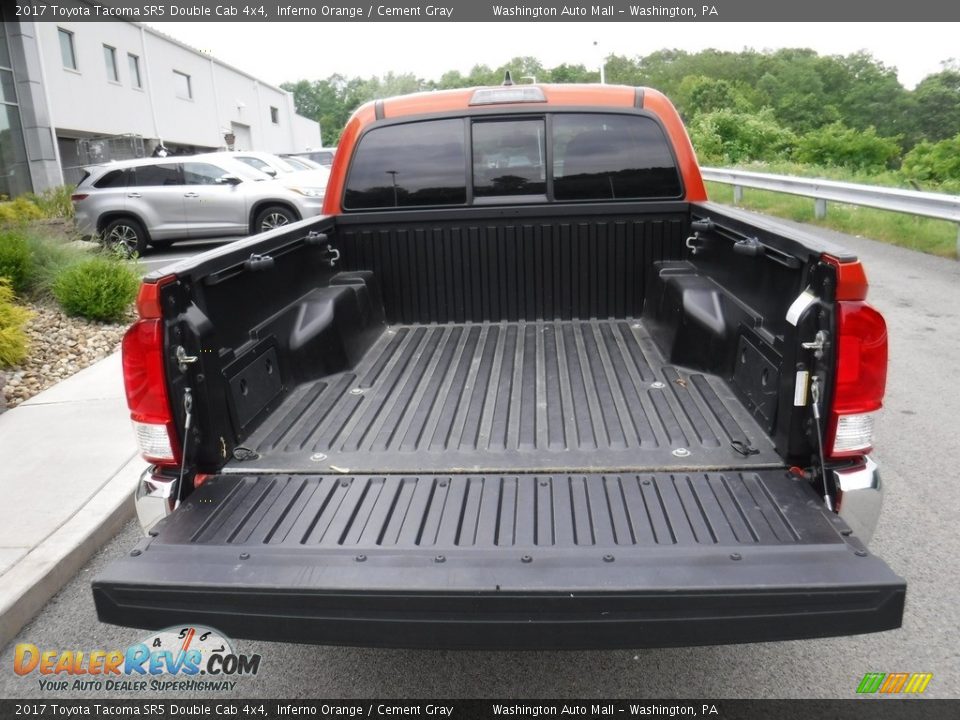 2017 Toyota Tacoma SR5 Double Cab 4x4 Inferno Orange / Cement Gray Photo #14