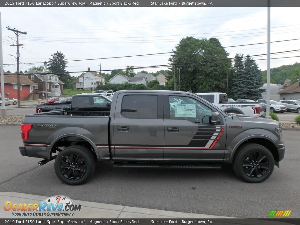 Magnetic 2019 Ford F150 Lariat Sport SuperCrew 4x4 Photo #4