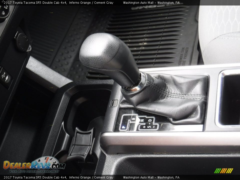 2017 Toyota Tacoma SR5 Double Cab 4x4 Inferno Orange / Cement Gray Photo #21