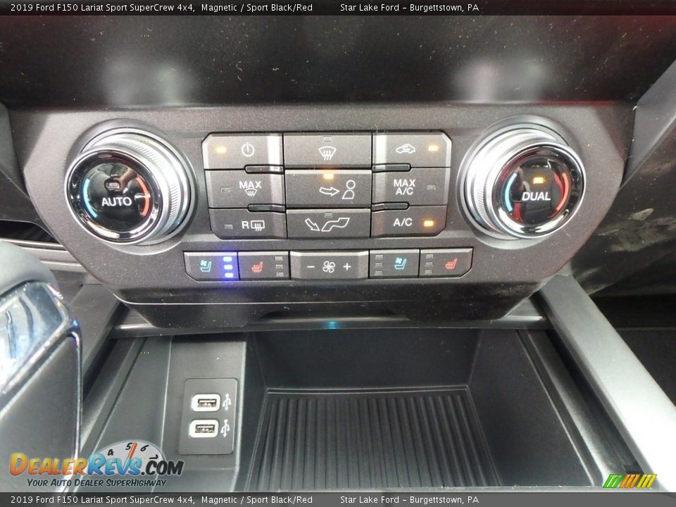 Controls of 2019 Ford F150 Lariat Sport SuperCrew 4x4 Photo #18