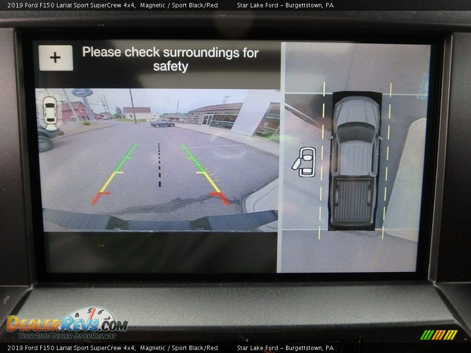 2019 Ford F150 Lariat Sport SuperCrew 4x4 Magnetic / Sport Black/Red Photo #20