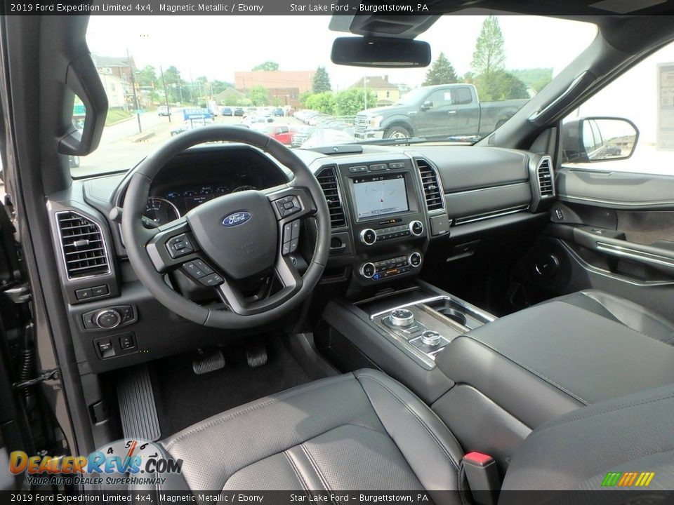 Ebony Interior - 2019 Ford Expedition Limited 4x4 Photo #13