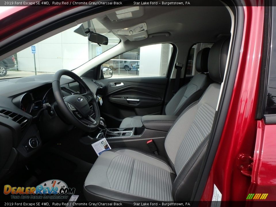 2019 Ford Escape SE 4WD Ruby Red / Chromite Gray/Charcoal Black Photo #10