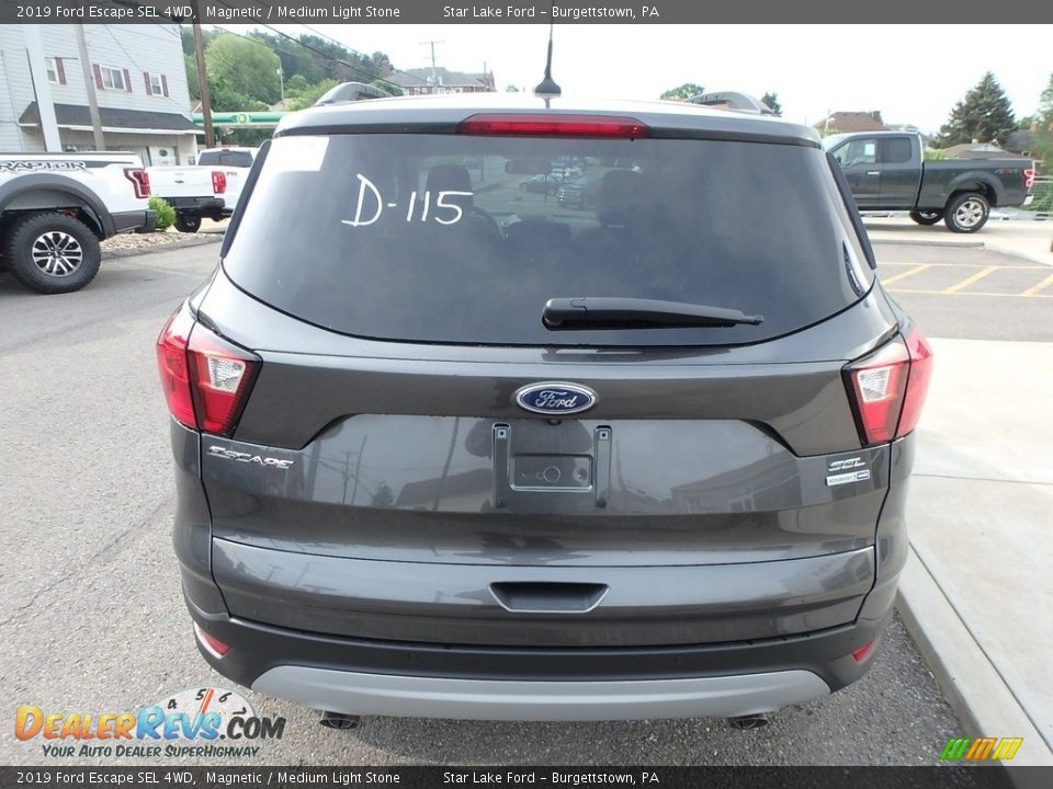 2019 Ford Escape SEL 4WD Magnetic / Medium Light Stone Photo #6