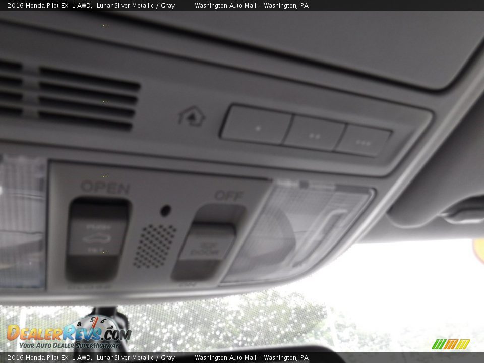 2016 Honda Pilot EX-L AWD Lunar Silver Metallic / Gray Photo #21