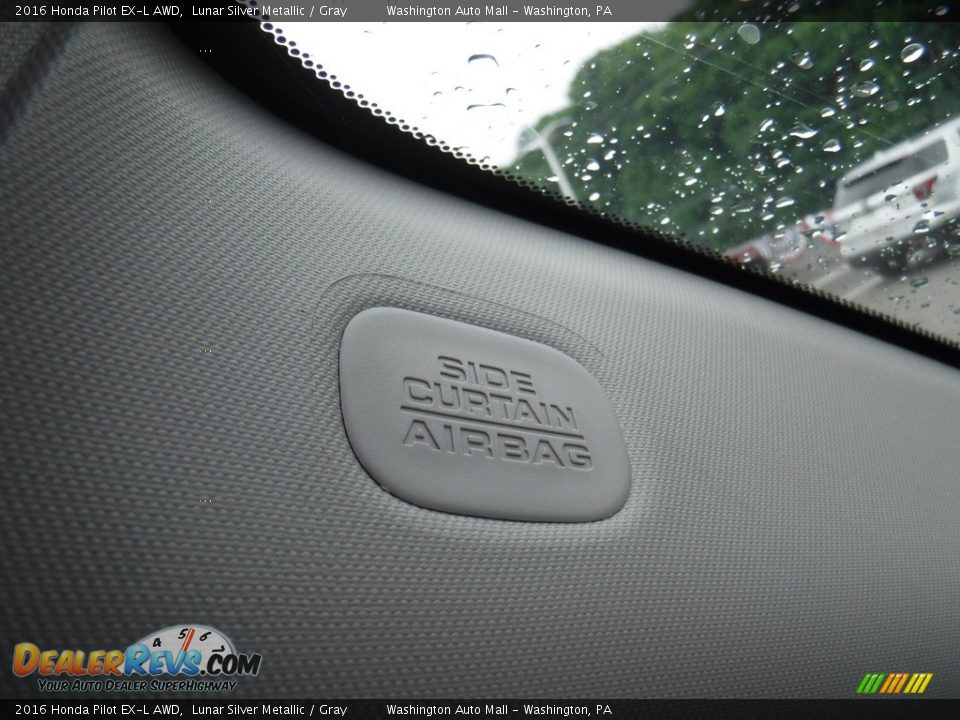 2016 Honda Pilot EX-L AWD Lunar Silver Metallic / Gray Photo #23