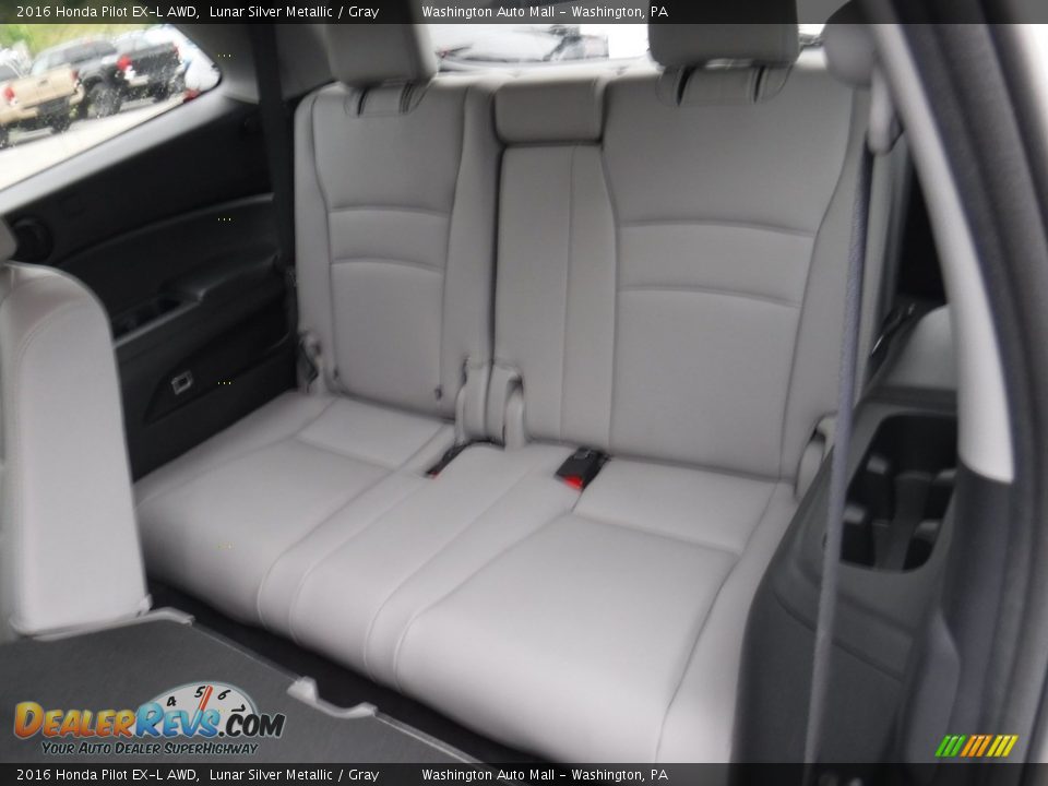 2016 Honda Pilot EX-L AWD Lunar Silver Metallic / Gray Photo #25
