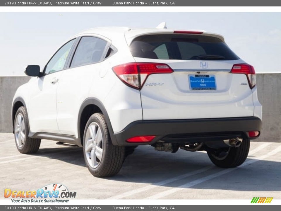 2019 Honda HR-V EX AWD Platinum White Pearl / Gray Photo #2