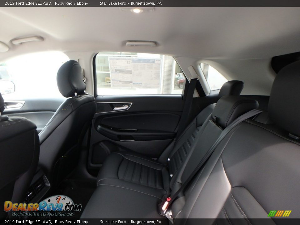 2019 Ford Edge SEL AWD Ruby Red / Ebony Photo #11