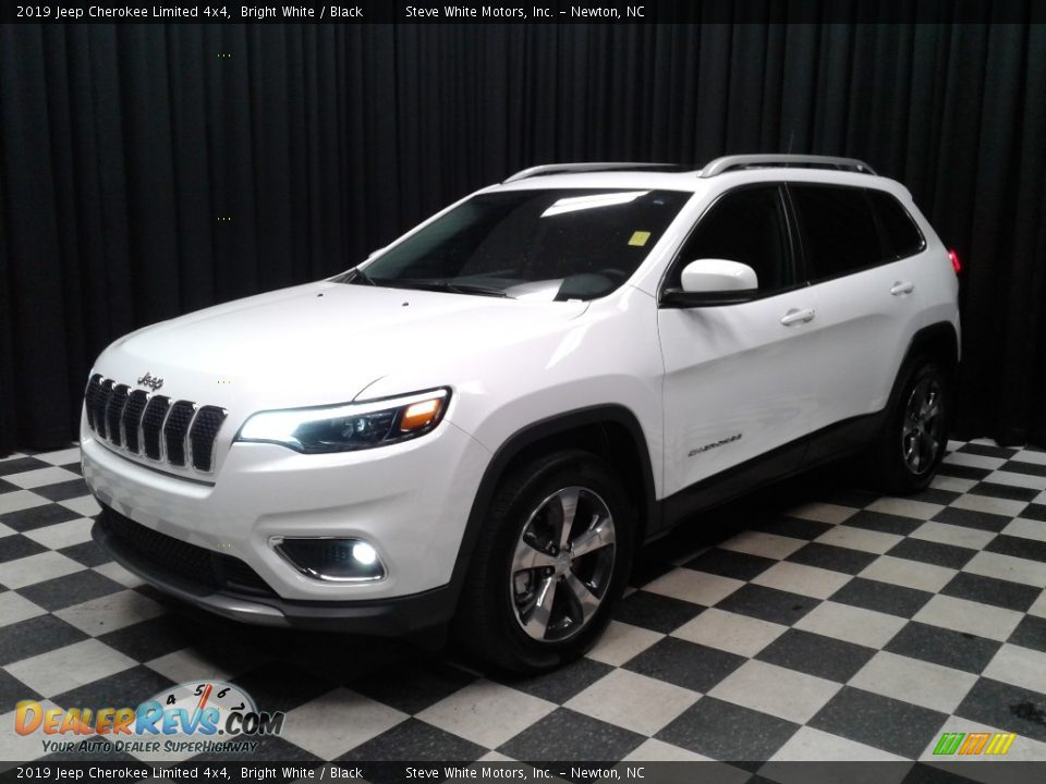 2019 Jeep Cherokee Limited 4x4 Bright White / Black Photo #2