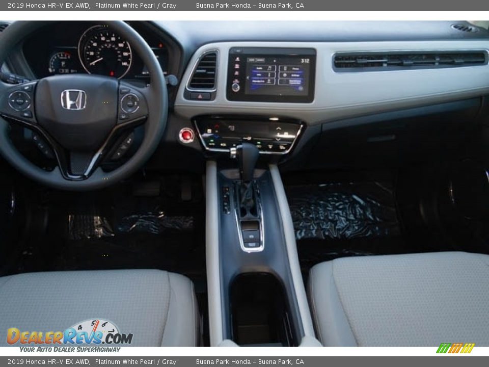 2019 Honda HR-V EX AWD Platinum White Pearl / Gray Photo #19