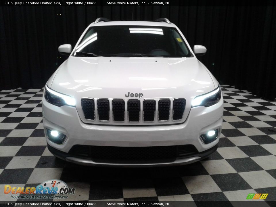 2019 Jeep Cherokee Limited 4x4 Bright White / Black Photo #3