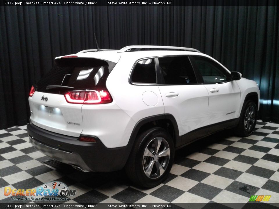 2019 Jeep Cherokee Limited 4x4 Bright White / Black Photo #6