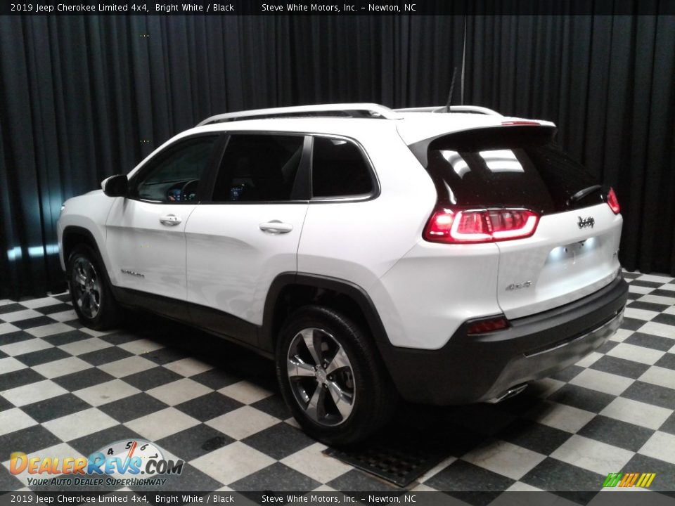 2019 Jeep Cherokee Limited 4x4 Bright White / Black Photo #8