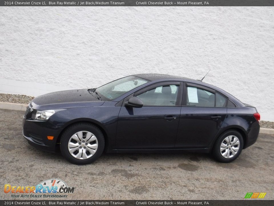 2014 Chevrolet Cruze LS Blue Ray Metallic / Jet Black/Medium Titanium Photo #2