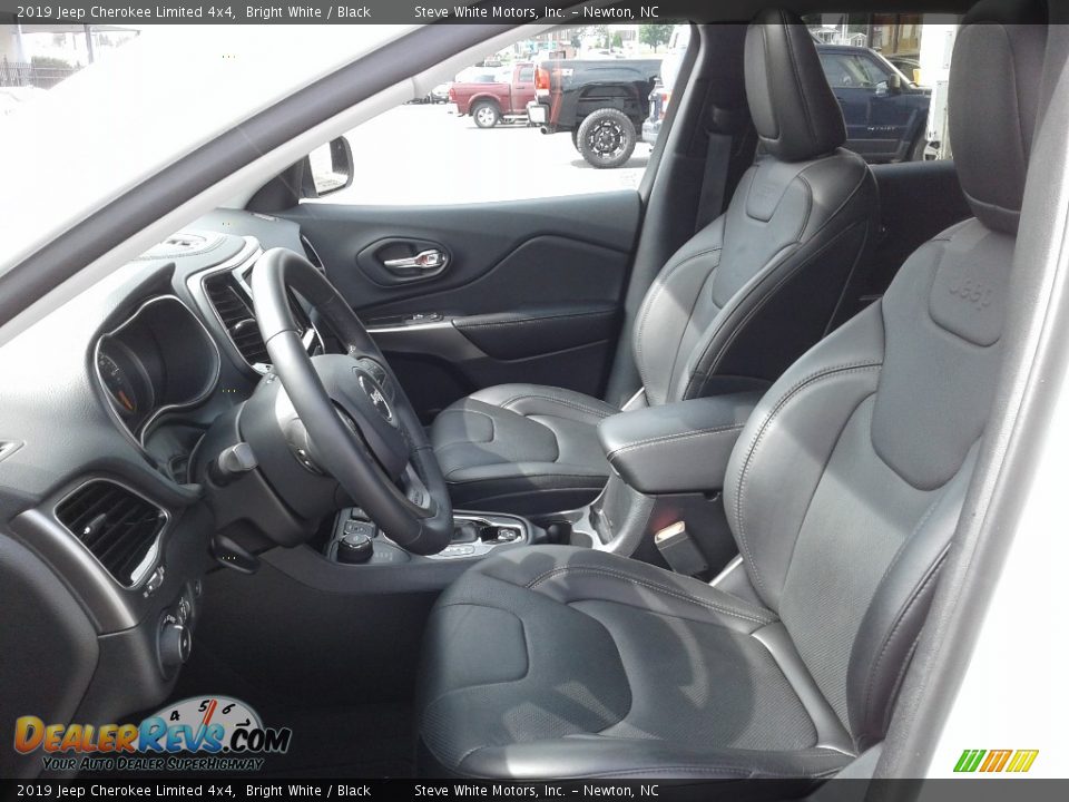 2019 Jeep Cherokee Limited 4x4 Bright White / Black Photo #10