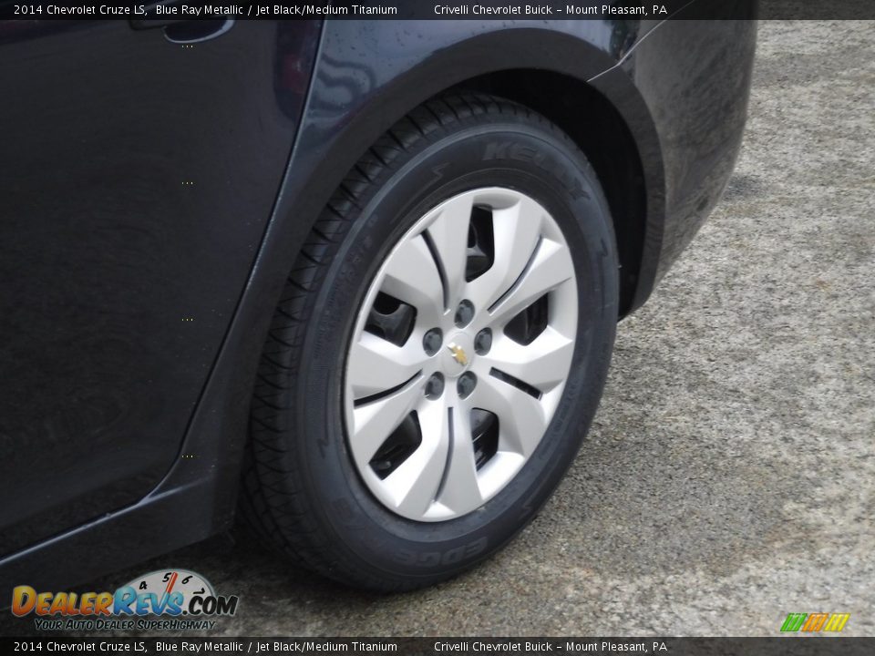 2014 Chevrolet Cruze LS Blue Ray Metallic / Jet Black/Medium Titanium Photo #3