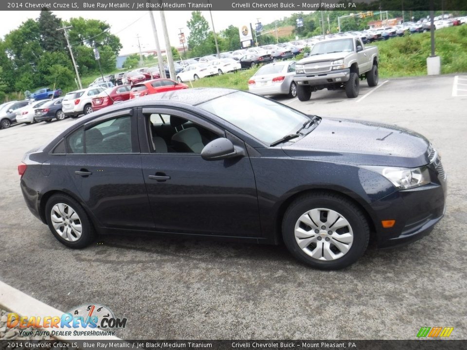 2014 Chevrolet Cruze LS Blue Ray Metallic / Jet Black/Medium Titanium Photo #7