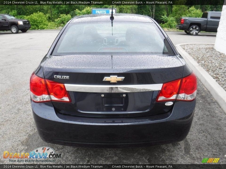 2014 Chevrolet Cruze LS Blue Ray Metallic / Jet Black/Medium Titanium Photo #9