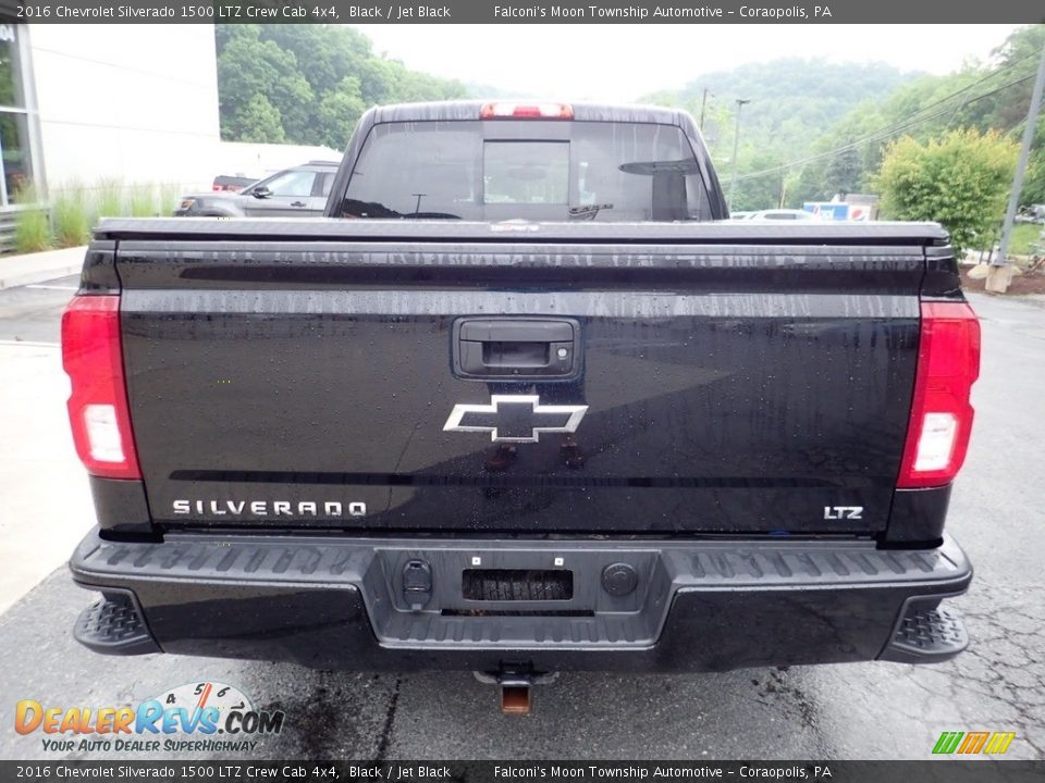 2016 Chevrolet Silverado 1500 LTZ Crew Cab 4x4 Black / Jet Black Photo #3