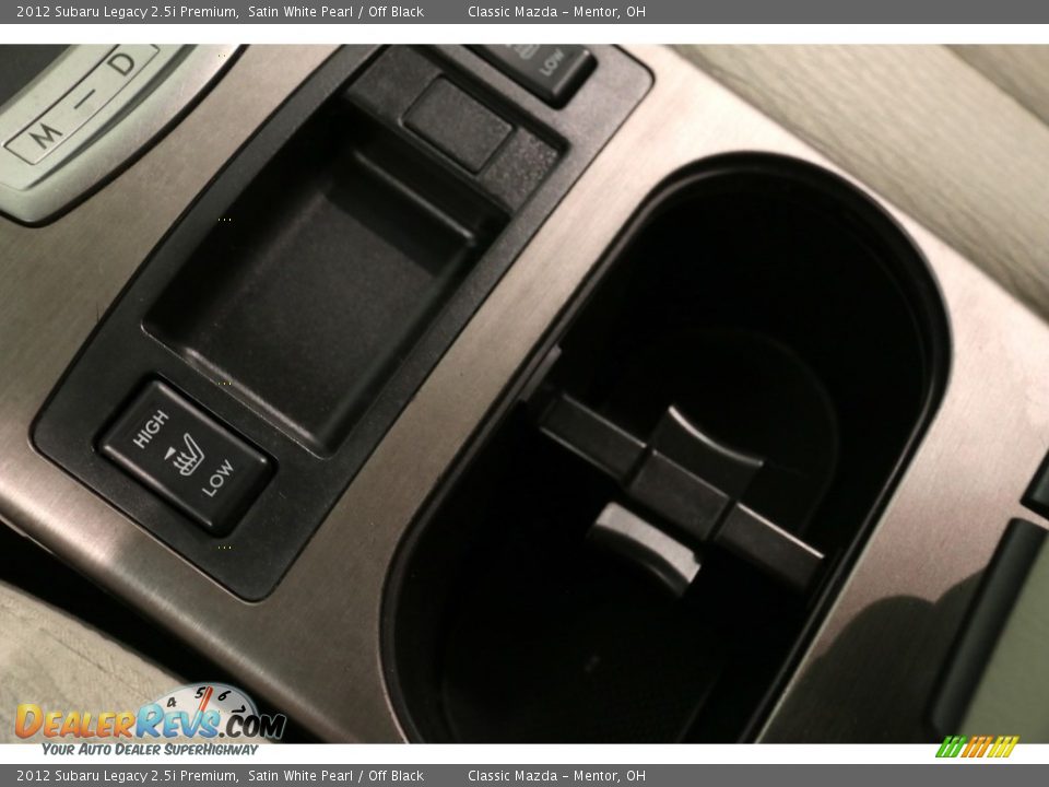 2012 Subaru Legacy 2.5i Premium Satin White Pearl / Off Black Photo #18