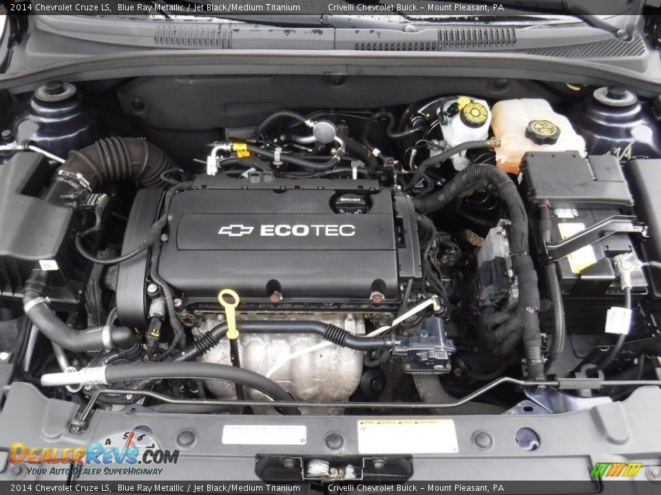 2014 Chevrolet Cruze LS Blue Ray Metallic / Jet Black/Medium Titanium Photo #11