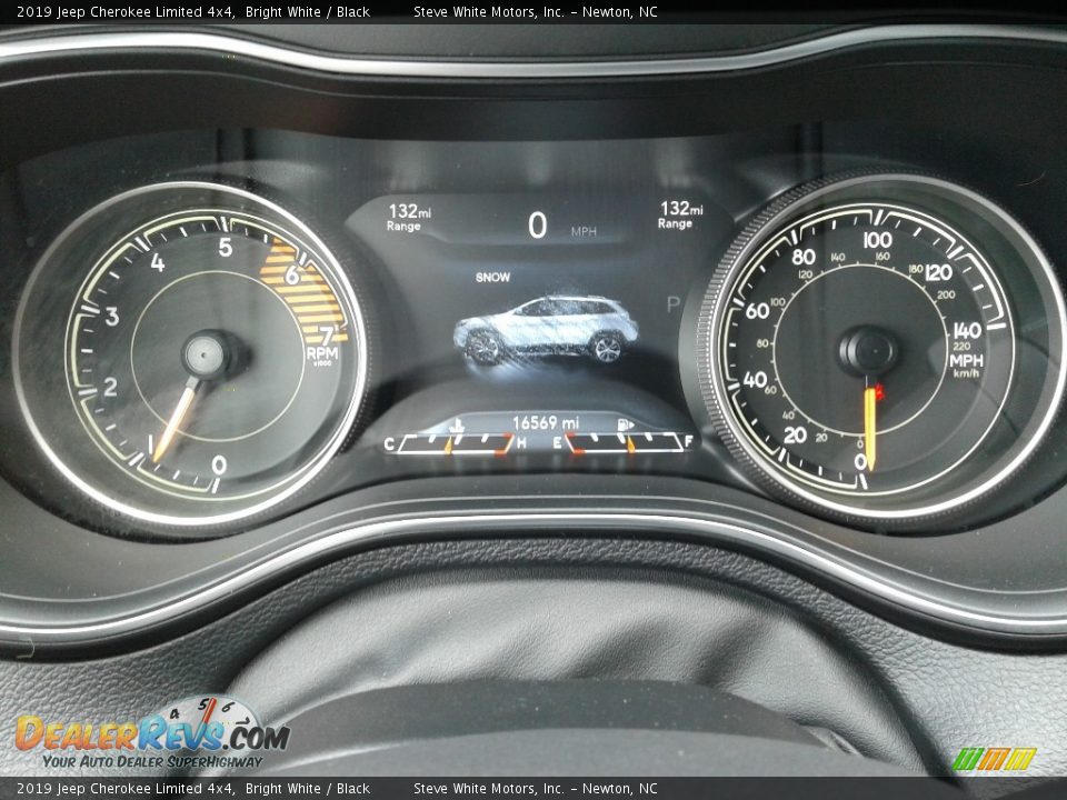 2019 Jeep Cherokee Limited 4x4 Bright White / Black Photo #19