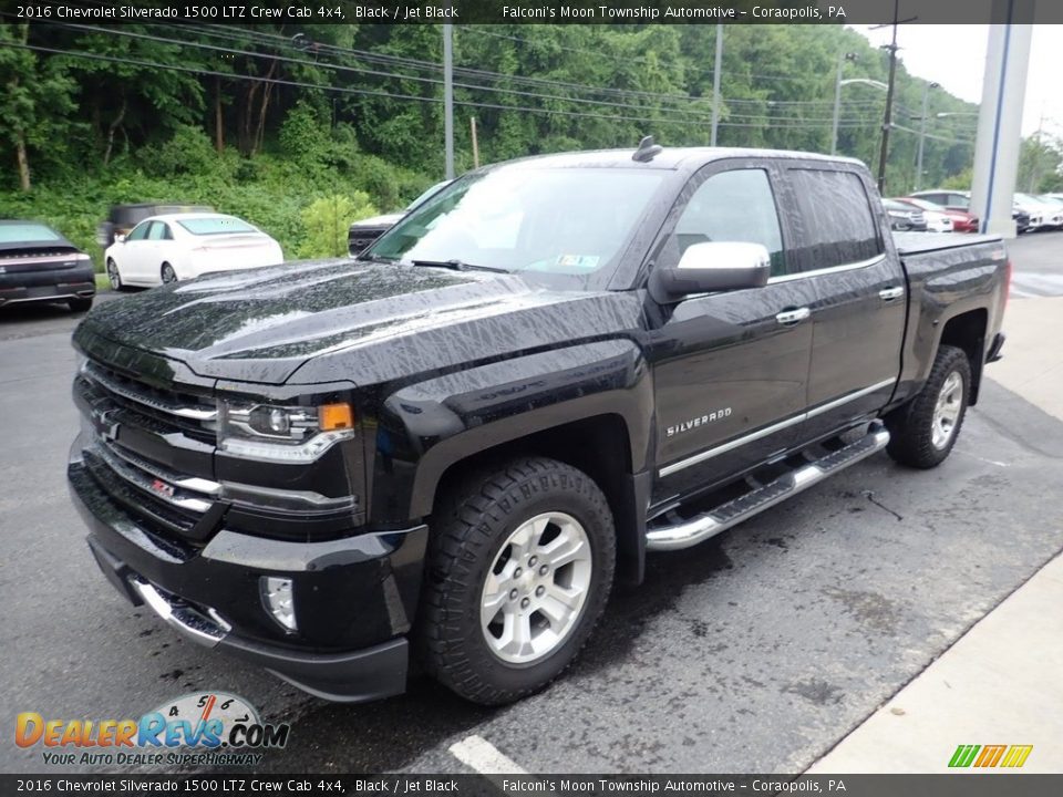 2016 Chevrolet Silverado 1500 LTZ Crew Cab 4x4 Black / Jet Black Photo #6