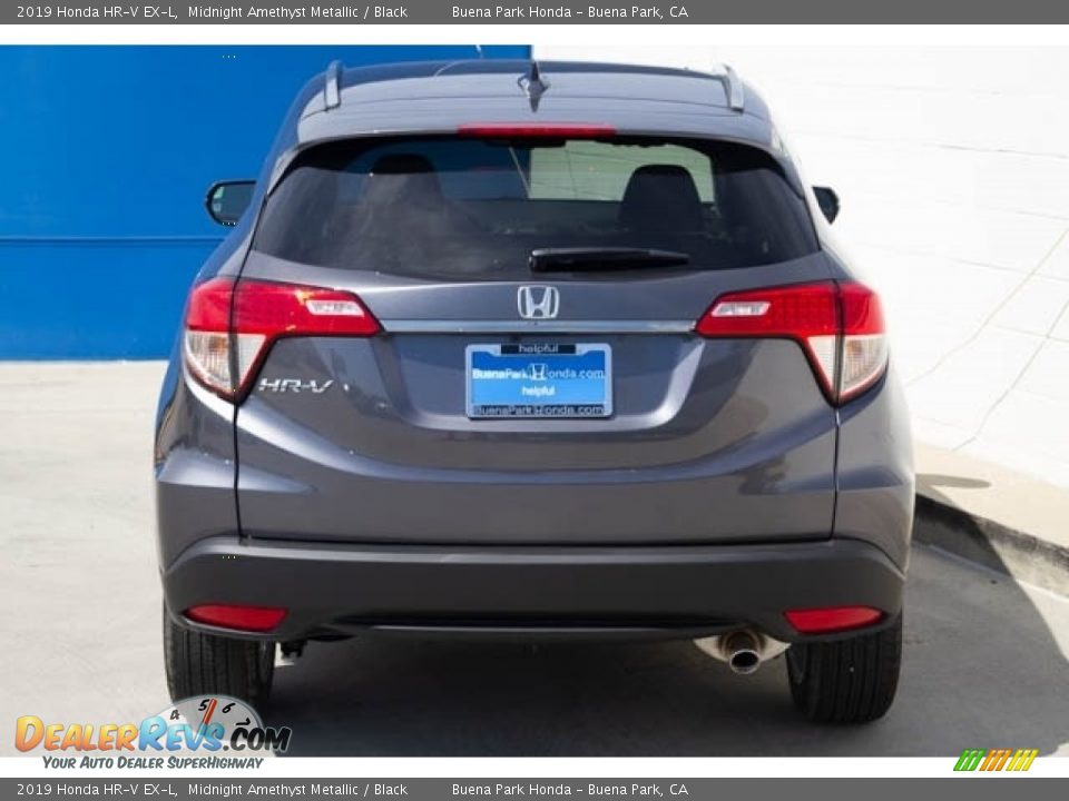 2019 Honda HR-V EX-L Midnight Amethyst Metallic / Black Photo #5