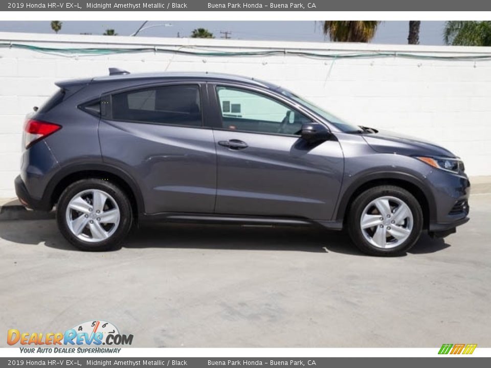 2019 Honda HR-V EX-L Midnight Amethyst Metallic / Black Photo #8