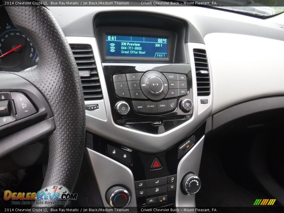 2014 Chevrolet Cruze LS Blue Ray Metallic / Jet Black/Medium Titanium Photo #17