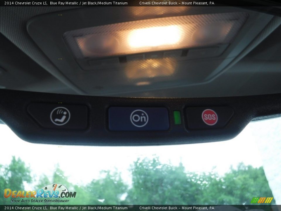 2014 Chevrolet Cruze LS Blue Ray Metallic / Jet Black/Medium Titanium Photo #19
