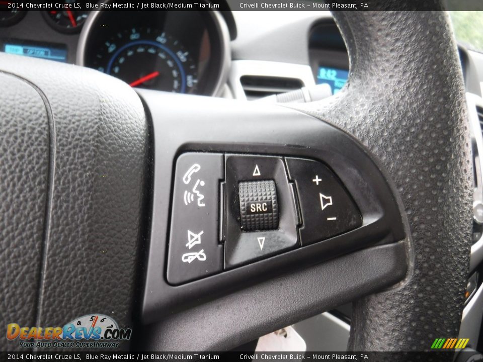 2014 Chevrolet Cruze LS Blue Ray Metallic / Jet Black/Medium Titanium Photo #20