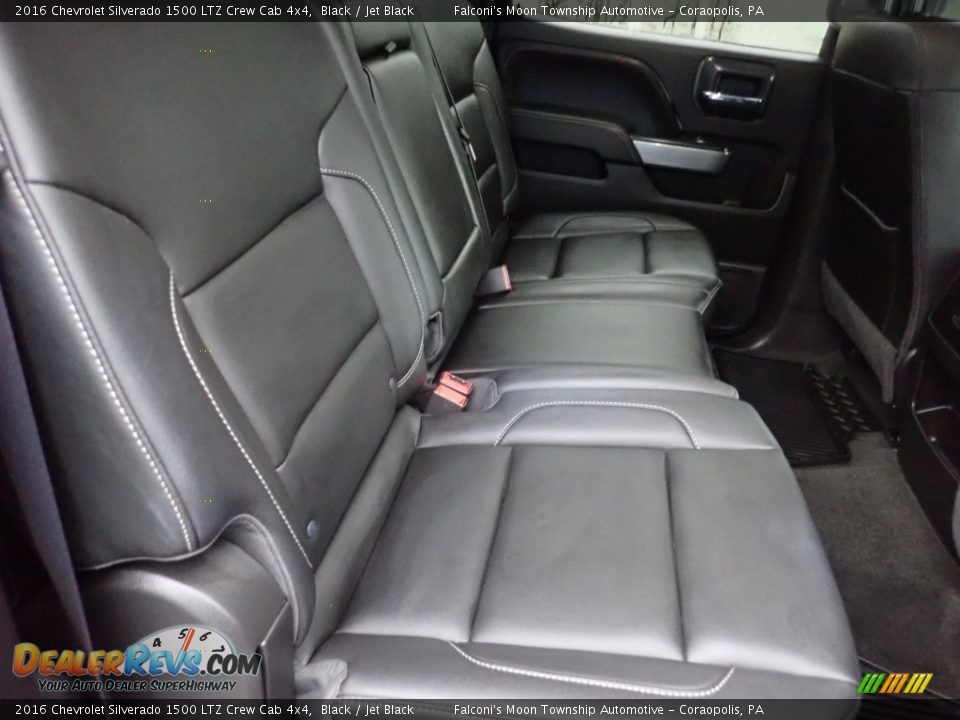 2016 Chevrolet Silverado 1500 LTZ Crew Cab 4x4 Black / Jet Black Photo #14