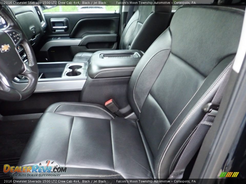 2016 Chevrolet Silverado 1500 LTZ Crew Cab 4x4 Black / Jet Black Photo #15