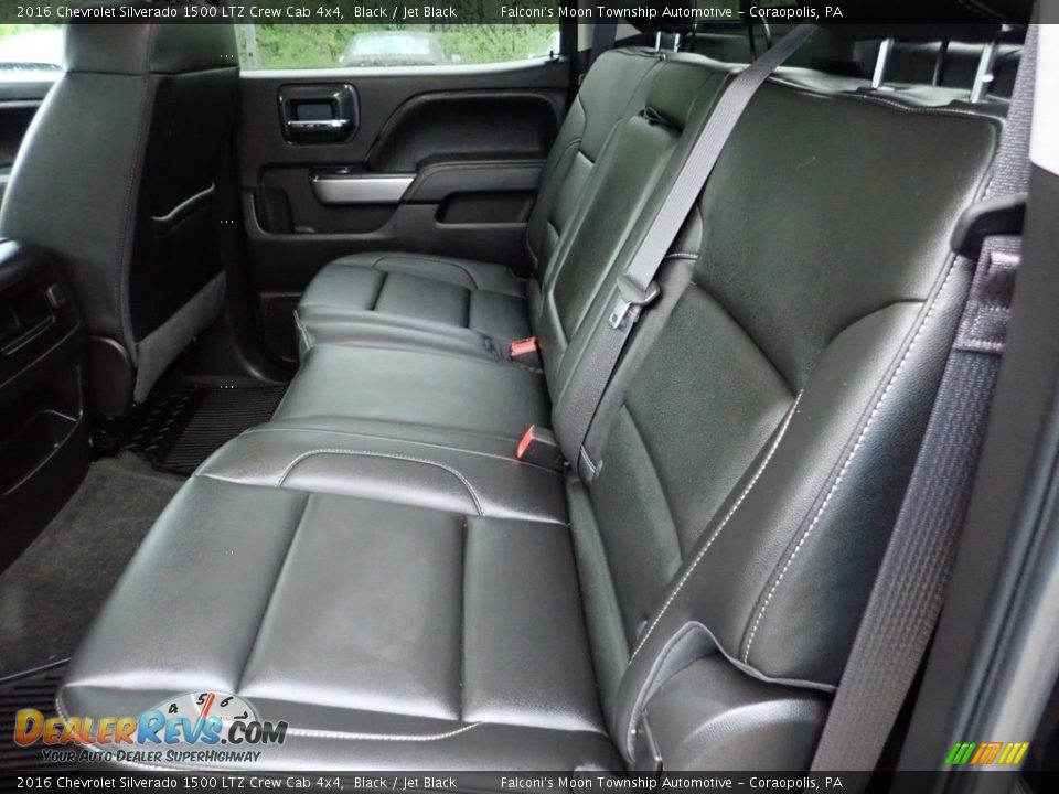 2016 Chevrolet Silverado 1500 LTZ Crew Cab 4x4 Black / Jet Black Photo #16
